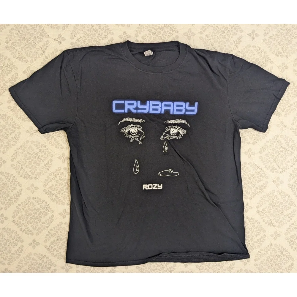 Rozy Band Crybaby Mens T-Shirt Blk XL‎ Texas Punk Alt Edgy RōZY Rock Metal